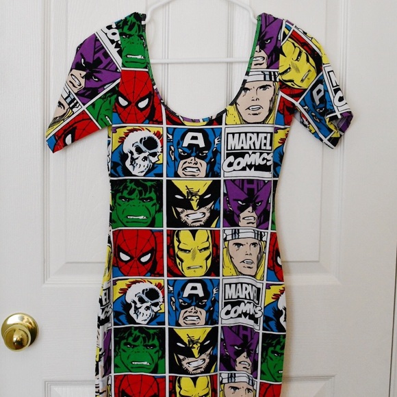 Marvel Dresses & Skirts - Marvel Comic Dress (Never Worn)